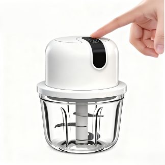 Fully Automatic Electric Garlic Press and Paste Mixer